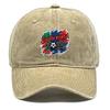 South Korea Flag Printed Baseball Hat Adjustable Sun Hat Unisex With Sweatband Trendy Lightweight Flat Cap For Street Style