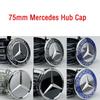 Hot 75MM Car Styling Wheel Center Covers Hub Caps Replacement Mercedes Benz Amg W211 W203 W204 W210 W124 AMG W202 CLA W212 W220 W205