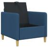 Storage Sofa In Blue 72 X 78 X 87 Cm Polyester