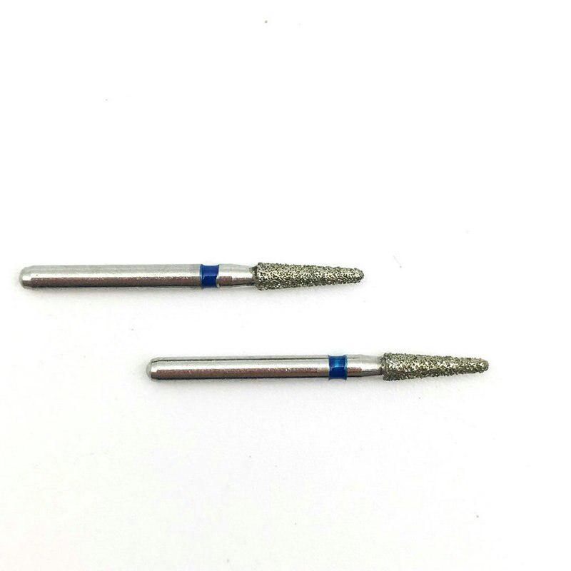 10 buc/set Dental 1.6mm FG Set de freze cu diamante se potrivesc cu piese de mână de mare viteză pentru lustruire pentru echipamente de laborator pentru stomatologie TR-62