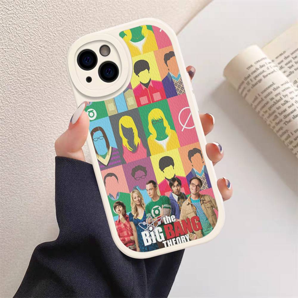 TV S-Shows The Bigs Bang Theory Sheldon Leather Phone Case For Iphone 16 15 14 Plus 13 12 11 Pro Max Case