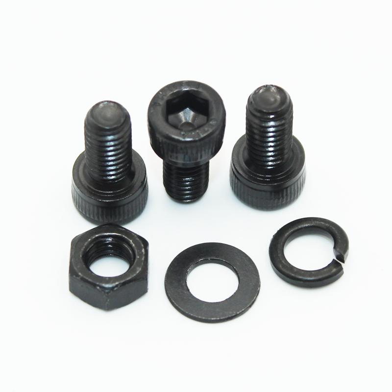 M2 M2.5 M3 M4 M5 M6 Hex Socket Head Cap Set Allen Screw DIN912 Black 12.9 Grade Carbon Steel Screws Nuts Bolt Washer Assortment