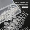 240Pcs Fake Toe Nail tips foot nail pieces non-marking matte false toe nails, fake nails, full toenails sticker