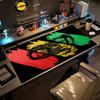 Bob Marley Large Mouse Pad Desk Mouse Pad Desktop Mouse Pad Non-Slip Rubber Bottom Office Desk Accessory