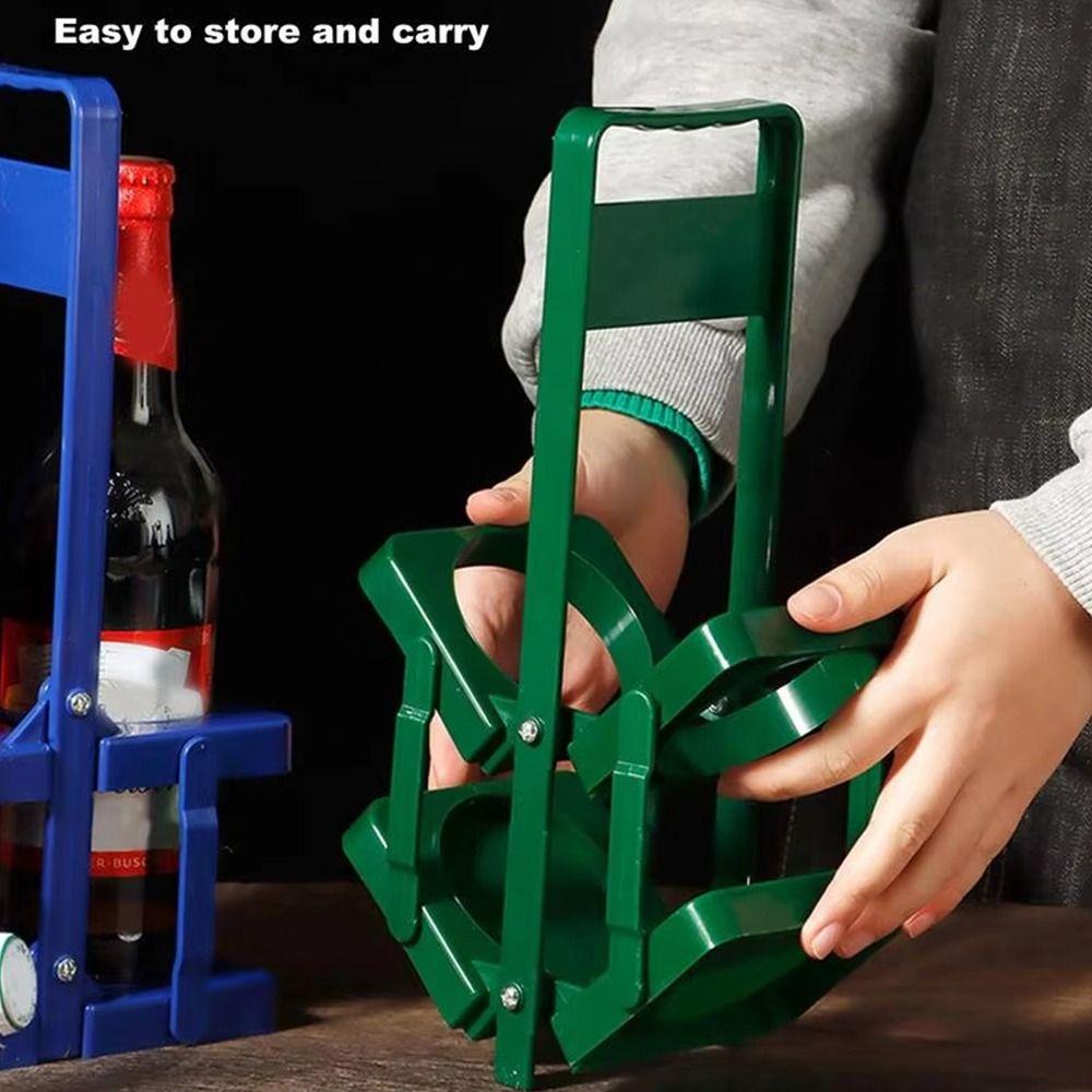 1Pcs Basket Cup Organizer Beer Bottle Carrier 2 Holes Drink Holder Durable Beer Rack