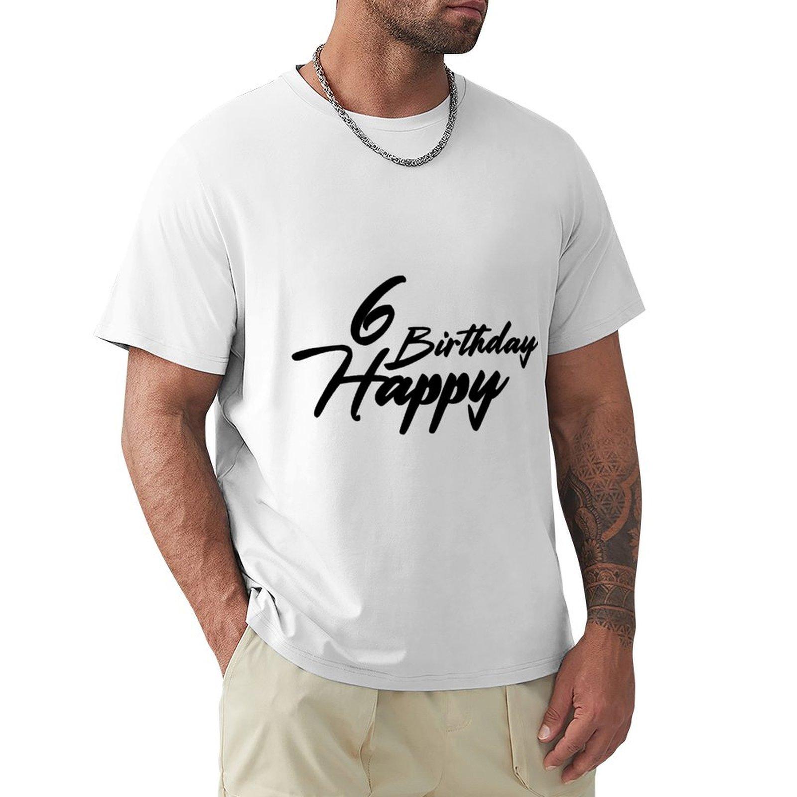 Happy Birthday Tshirt Holiday All Match Tshirt S