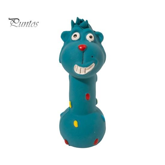 

Латексная жевательная игрушка для собак, прочная, устойчивая к укусам жевательная штанга, чистка полости рта, предотвращение зубного камня, забавная игрушка для собак средних и крупных пород синий