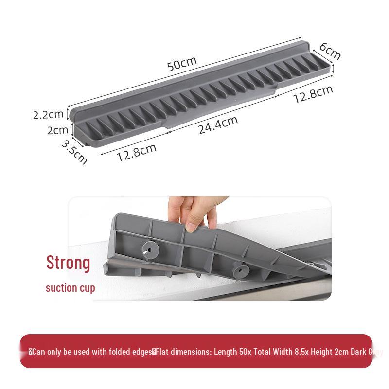 Silicone Faucet Splash Guard Pad - Folding Edge Sink Mat & Water Stopper.