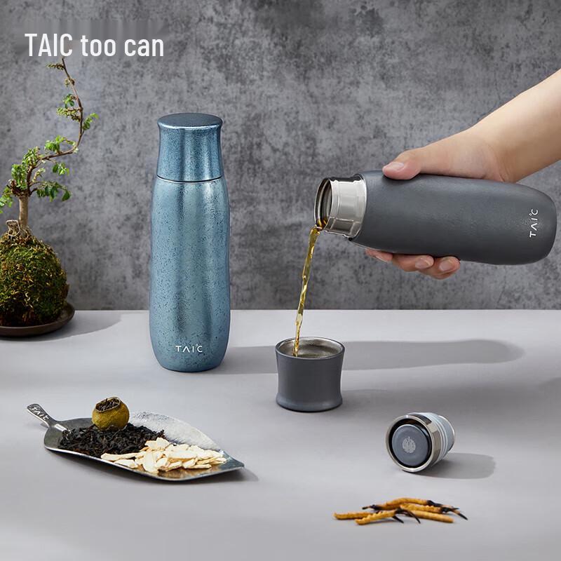 TAIC Pure Titanium Tea Infuser Thermos Bottle