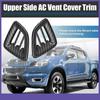 2 st Instrumentpanelens Övre Sidoluftventilskydd för Chevrolet Colorado 2015-