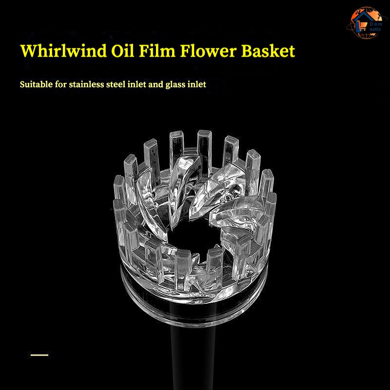 Acrylic Oil Skimmer Aquarium Filter Degreasing Film Float Inlet Outlet Pipe Remove Oil Slick Basket For Shrimp Fish Tank Filter