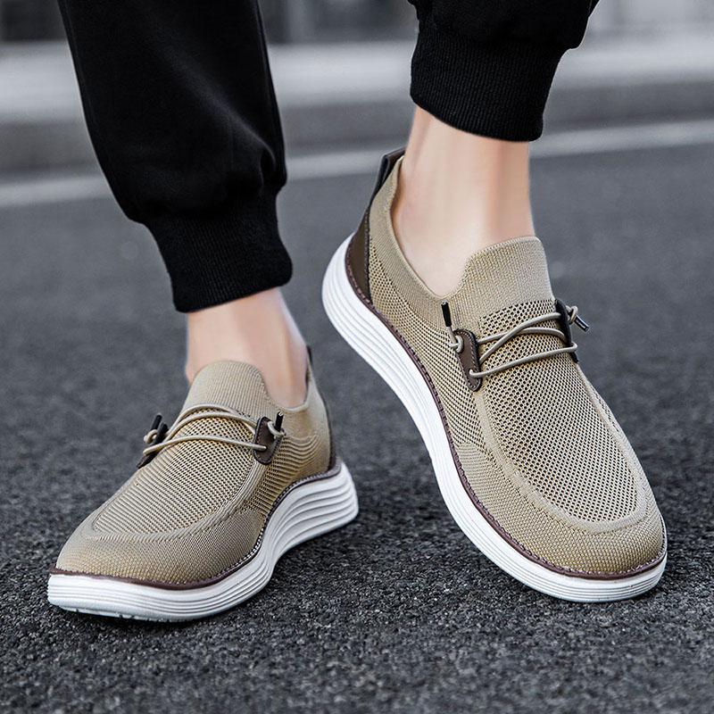 Shoes for Men Comfortable Soft Sole Breathable Slip-on Driving Shoe Walking Male Casual Sneakers Large Size 39-48 Flats Loafer