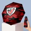 Athletic Bilbao Football Pattern Printed Mini 5 Folds 8 Ribs Compact Umbrella Windproof Waterproof Lightweight Portable Folding