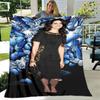 Lana Del Rey Coperta stampata sottile Morbida e confortevole Coperta per casa, viaggio, biancheria da letto regalo di compleanno