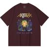 230 Gsm 100% Βαμβακερό T-Shirt Heavy Metal Μπάντα Ροκ Δημοφιλής Μουσική Εκτύπωση Unisex Βαμβακερό T-Shirt