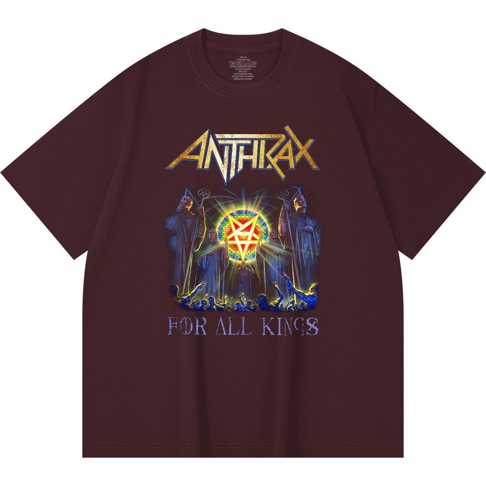 230 Gsm 100% Βαμβακερό T-Shirt Heavy Metal Μπάντα Ροκ Δημοφιλής Μουσική Εκτύπωση Unisex Βαμβακερό T-Shirt