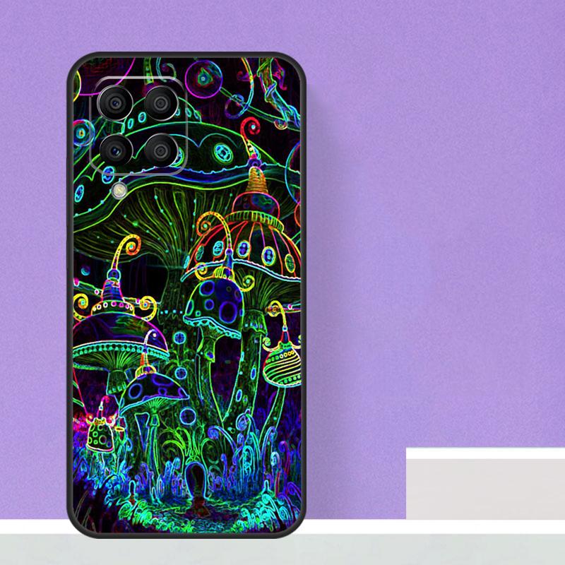Psychedelic Mushrooms Florals Case For Samsung Galaxy M21 M31 M15 M55 M56 M36 M16 M06 M13 M33 M53 M12 M32 M52 M14 M34 M54