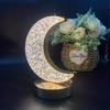 1PC Moon Table Lamp Creative Romantic Bedroom Decoration Bedside Ornament Bar Charging Atmosphere Night Light