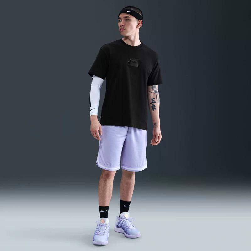 Nike Come Kd M Nk M90 Maglietta Serie Basket Sportiva Girocollo Pullover Manica Corta T-Shirt Uomo Top Nero HJ3426010