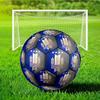 national Football Crest Printed Size 5 Soccer Ball - Durable, Machine-stitched, Soft and Comfortable, Suitable for Training and Matches Gift