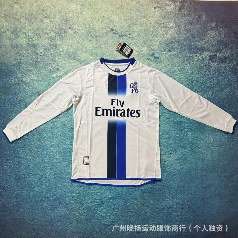 Source Direct Supply Retro Long-sleeved Jersey Real Madrid Barcelona Manchester United Juventus Liverpool Embroidery Sports Ball