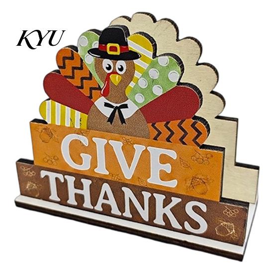 Rustic Thanksgiving Centerpiece Gnome Turkey Napkin Holder, Wooden Table Storage Rack, Shaped Tissue Organizer Autumn Holiday Tabletop Holder