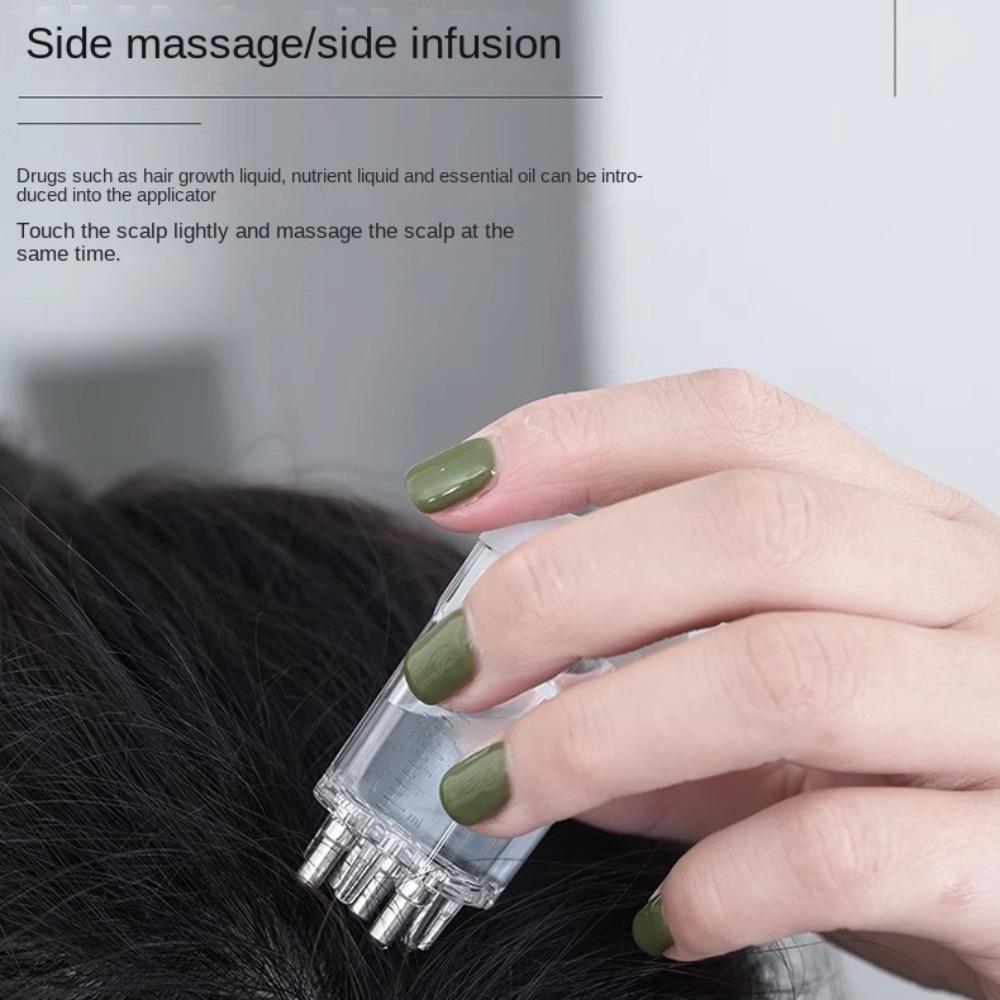 8ML Minoxidil Applicator Mini Root Comb Applicator Bottle Portable Massage Comb  Scalp Care Tool