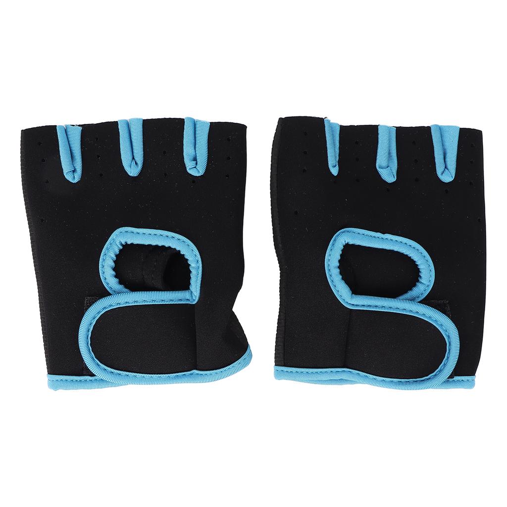 Fitness Gloves Breathable Elastic Adjustable Exercise Sport Gloves for Gym Weightlifting Dark BlueM