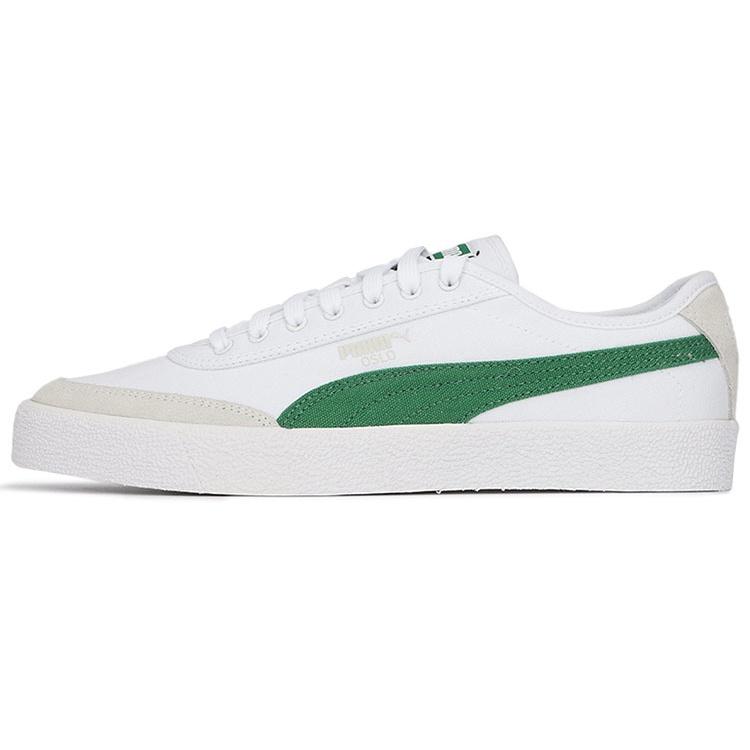 PUMA Oslo Vulc CVS Shoes White/Green Men s 374978-03 EU 36