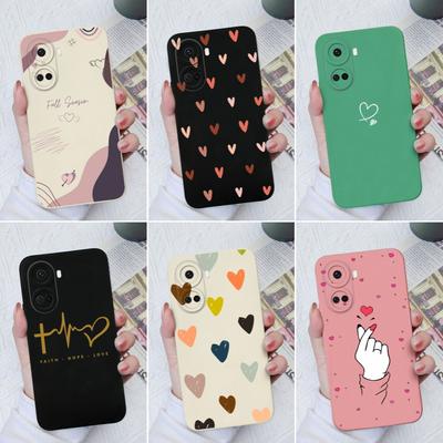 Etui na telefon do Huawei P40 30 60 Lite Y61 Y70 Y90 Nova 11 10 9 8 7 SE Ochrona aparatu Miękki silikonowy pokrowiec Love Heart Cases do Huawei Fundas Coque
