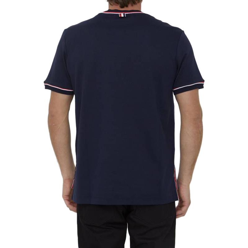 THOM BROWNE Milan Striped Crewneck T Shirt MJS231A-J0055-415