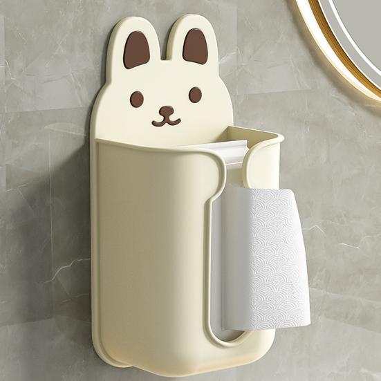 Tissue Organizer Reusable Kitchen Supplies Convenient Wall-Mounted Toilet Paper Dispenser Useful Store Lightweight