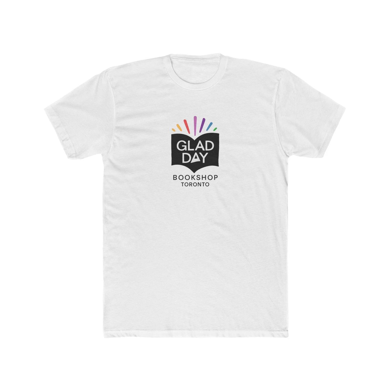 

Glad Day LGBTQ Gay Bookstore Toronto Canada Men s Cotton Crew Tee Library 3XL