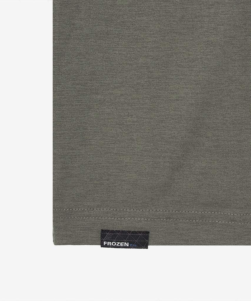 Nyuballanseu Nbneg31633 / Uni Frozen Essential Small Logo Short Sleeve T-Shirt (Khaki)