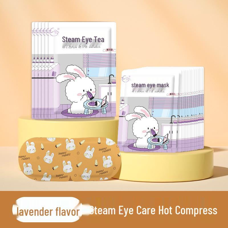 Animowana maseczka na oczy Steam: Łagodzi zmęczenie oczu, Zapewnia stałe ciepło do snu i ochrony oczu.