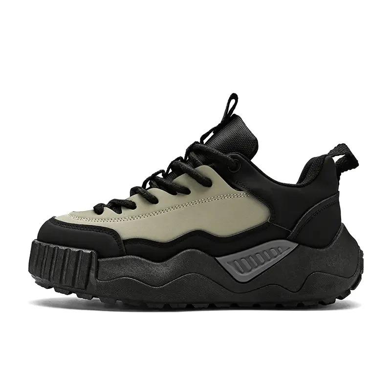 2025Designer Color Block Luxury Chunky Sneakers for Men Casual Thick Platform Fashion Casual Shoes Sports Running Trainers Tenis