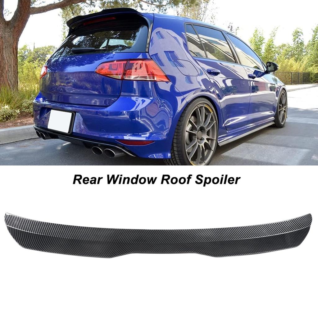 Rear Window Roof Spoiler Deflector Fit Reduce Resistance Window Top Lip Molding Trim