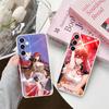 HSR Himeko Clear Mobile Phone Case for Samsung Galaxy S25 S24 S23 S22 S21Plus FE Ultra Colorful Cover
