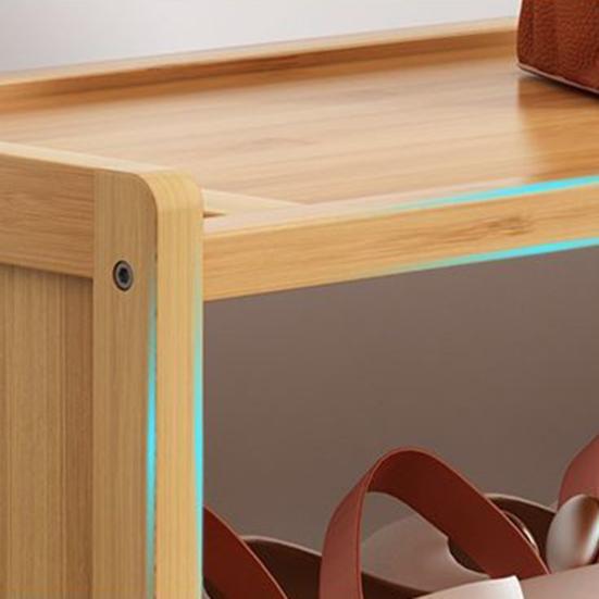 2-Tier Small Shoe Rack Organizer Smooth Edge Burr Free Easy Assembly Home Entryway Organization Shoe Stand