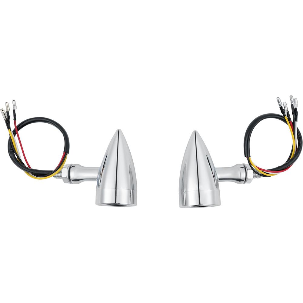 Motorcycle LED Bullet Blinker Red Brake Turn Signal Tail Light Universal