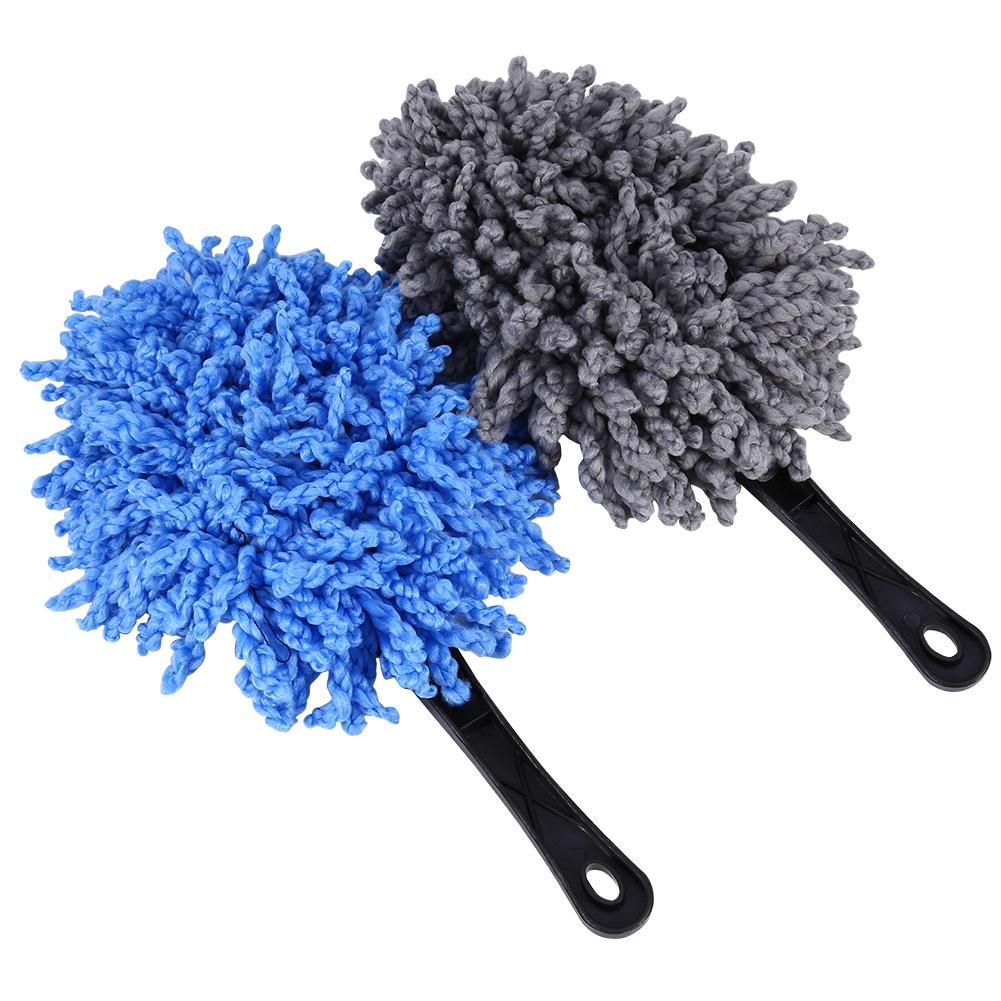 Microfiber Auto Window Wash Cleaner Long Handle Dust Car Cleaning Brush Care Towel Handy Washab
