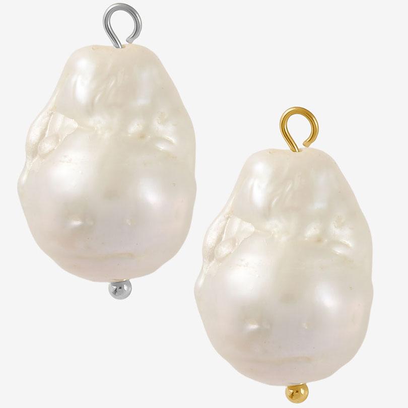 1pcs Irregular Geometric Round Square Real Natural Shell Pearl Charms For Jewelry Making Bulk Handmade Earrings Pendant Material