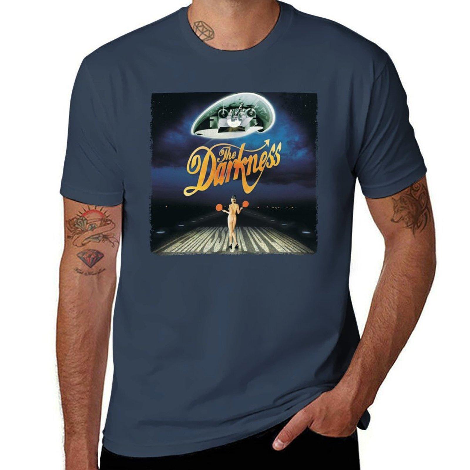 THE DARKNESS BAND TShirt Basic Plain Tee for Spring and Summer S