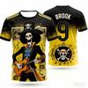 2026 Summer Japan One Piece Luffy Football Jersey Men T-shirt Football Special Jersey Adult Family Matching Quick-Drying T-shirt