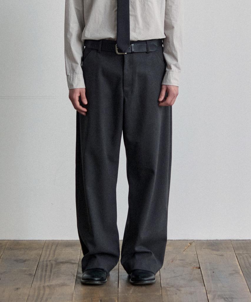 ASP Fw Wide Slacks - Charcoal Gray