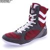 High-top Men's and Women's Boxing Shoes Are Non-slip, Breathable, Wear-resistant, Suitable for Wrestling, Sanda and Other Comprehensive