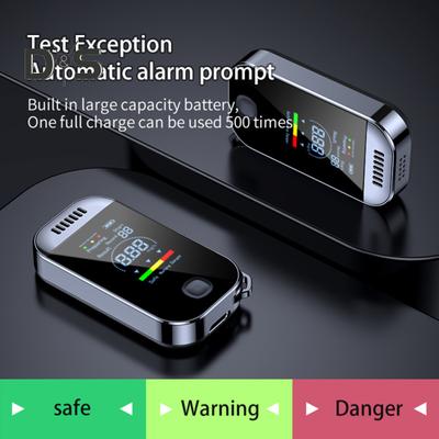 Portable Respirator Detector Tester LCD Screen Digital Display High-Efficiency Smart Chip Travel Use Compact Breath Analyzer