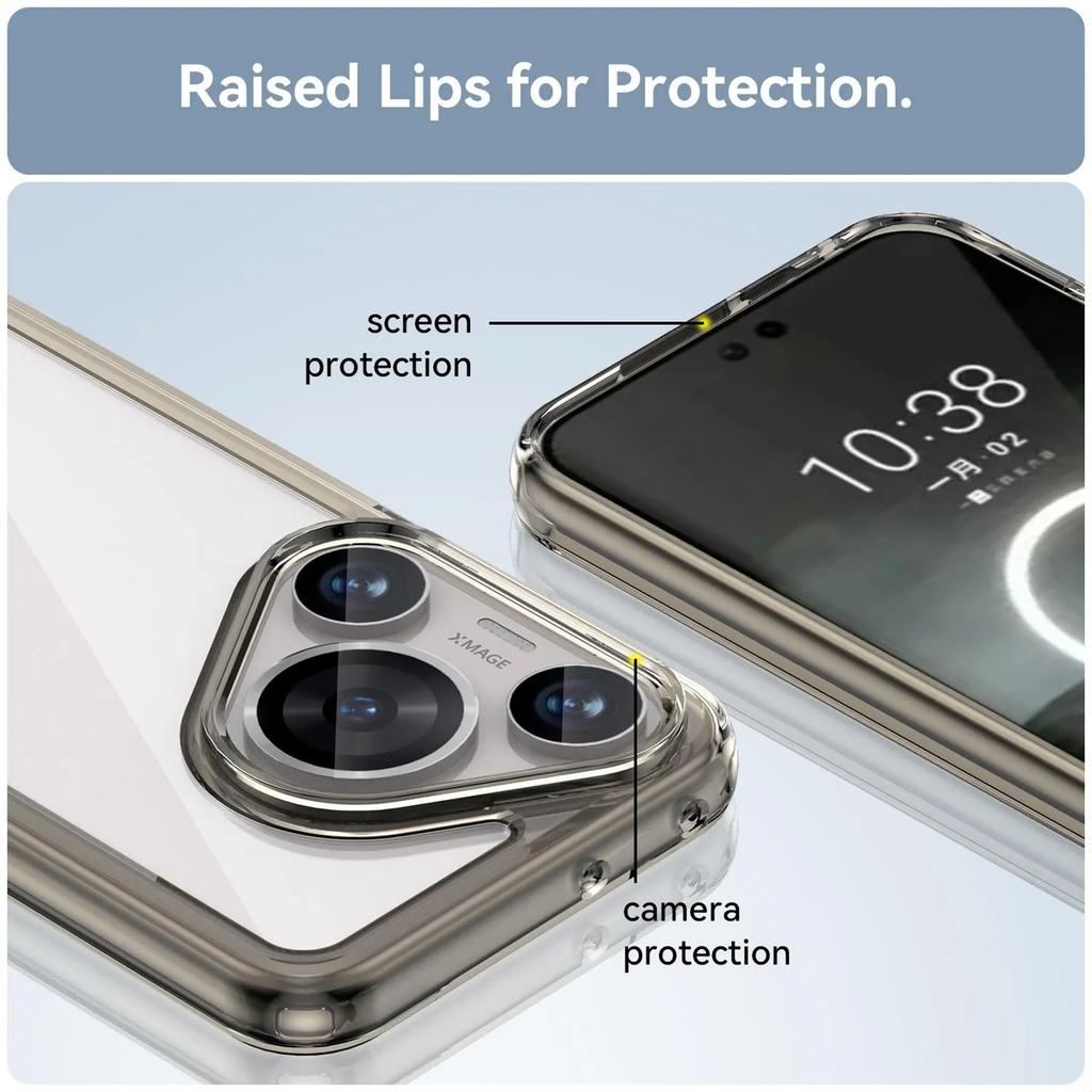 Phone Case For Huawei Pura 70 Pro/70 Pro Plus , Clear Transparent Phone Case Cover For Huawei Pura 70 Pro/70 Pro Plus