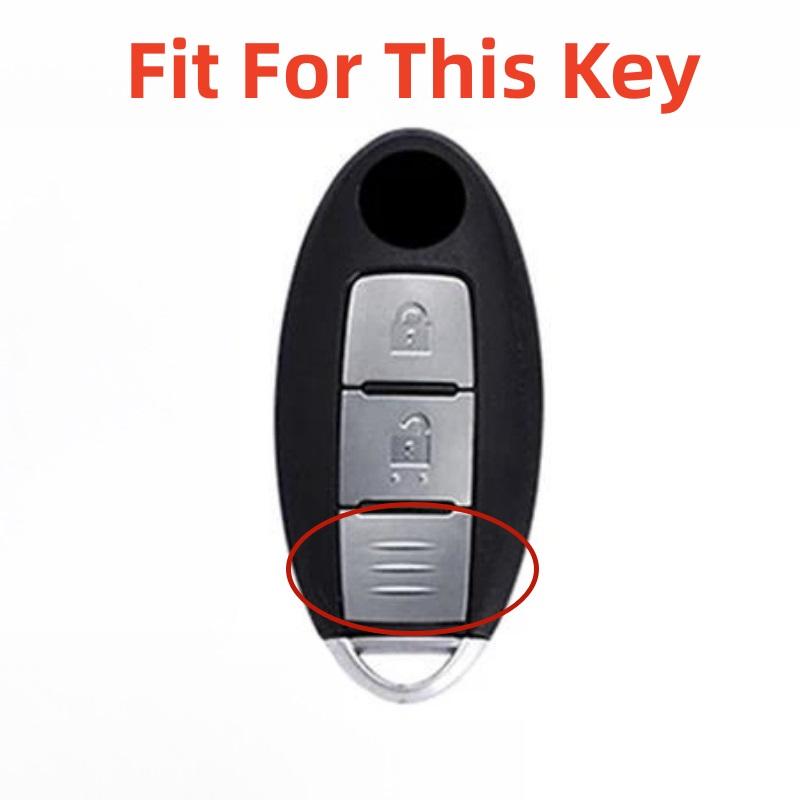 Key Case Cover Skin for Nissan Qashqai X-Trail T32 Infiniti Juke J10 J11 Kicks Tiida Soft TPU Car Key Case Holder Protection