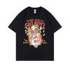Rapper Junior H Sad Boyz Skelett Grafik T-Shirt Herren Damen Hip Hop Mode T-Shirts Herren Hochwertige Gemütliche T-Shirts Streetwear